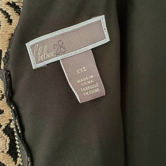 Chelsea28 Sz XXS 3/4 Sleeve Lace Cocktail Dress - Picture 7 of 8